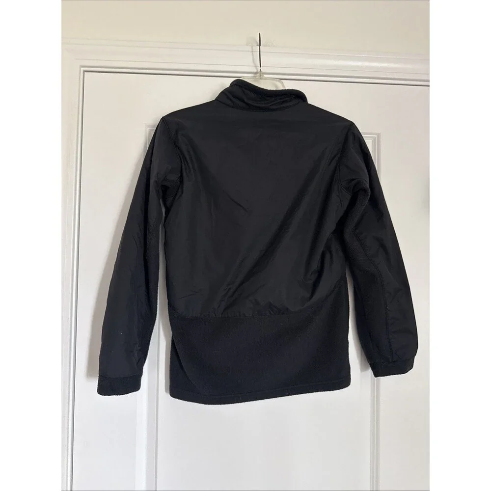 Columbia Fleece Jacket YOUTH LARGE 14/16 Gray Black